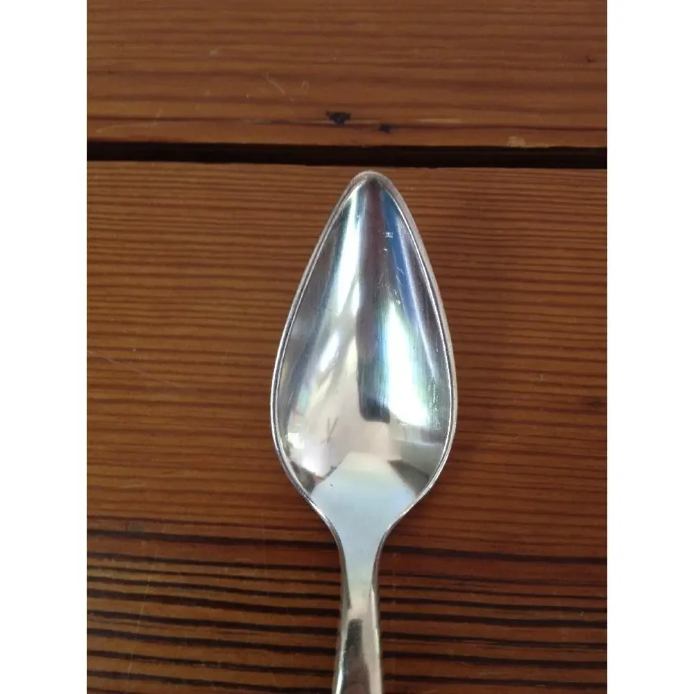 Set of 6 Vintage Mid Century Gerity? Silverplate G 90 Spoons Antique Flatware